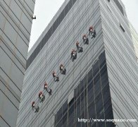 福州市中立外墙清洗公司，外墙粉刷翻新，高空防水补漏