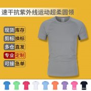 上海衫宁速干短袖 定制logo印绣花 团建服批发